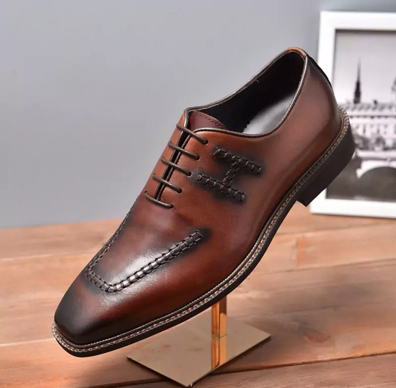 chaussure bateau hermes business affairs leather chaussures brown